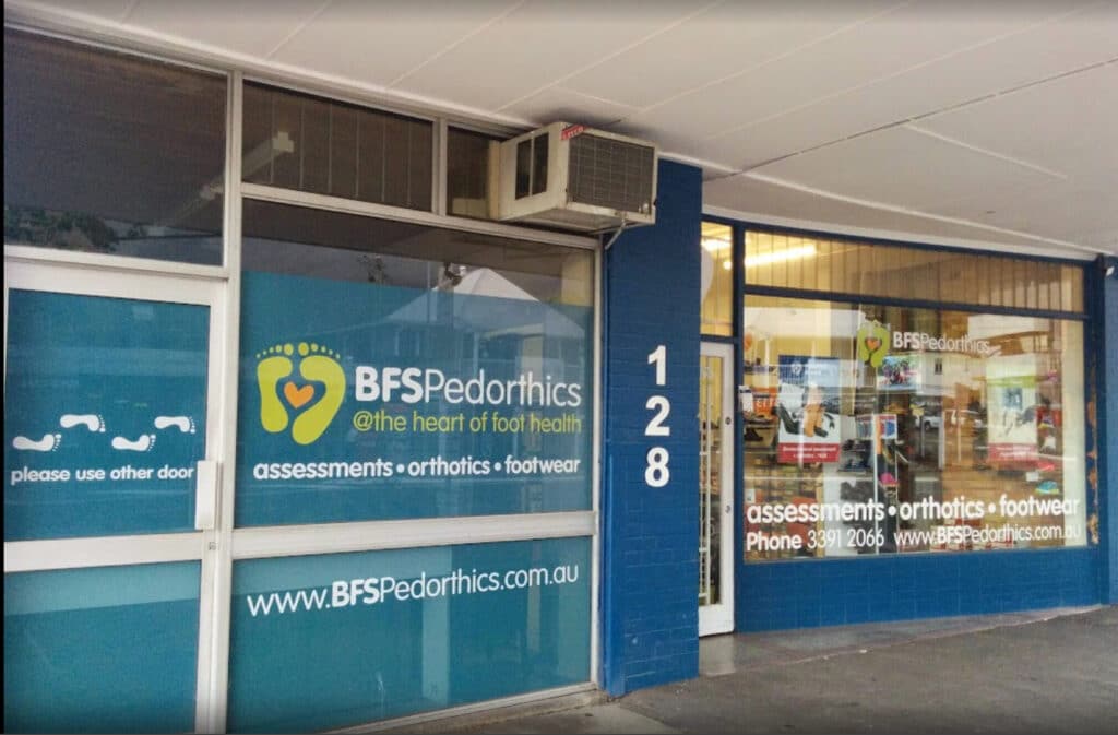 BFS Pedorthics Shop Front