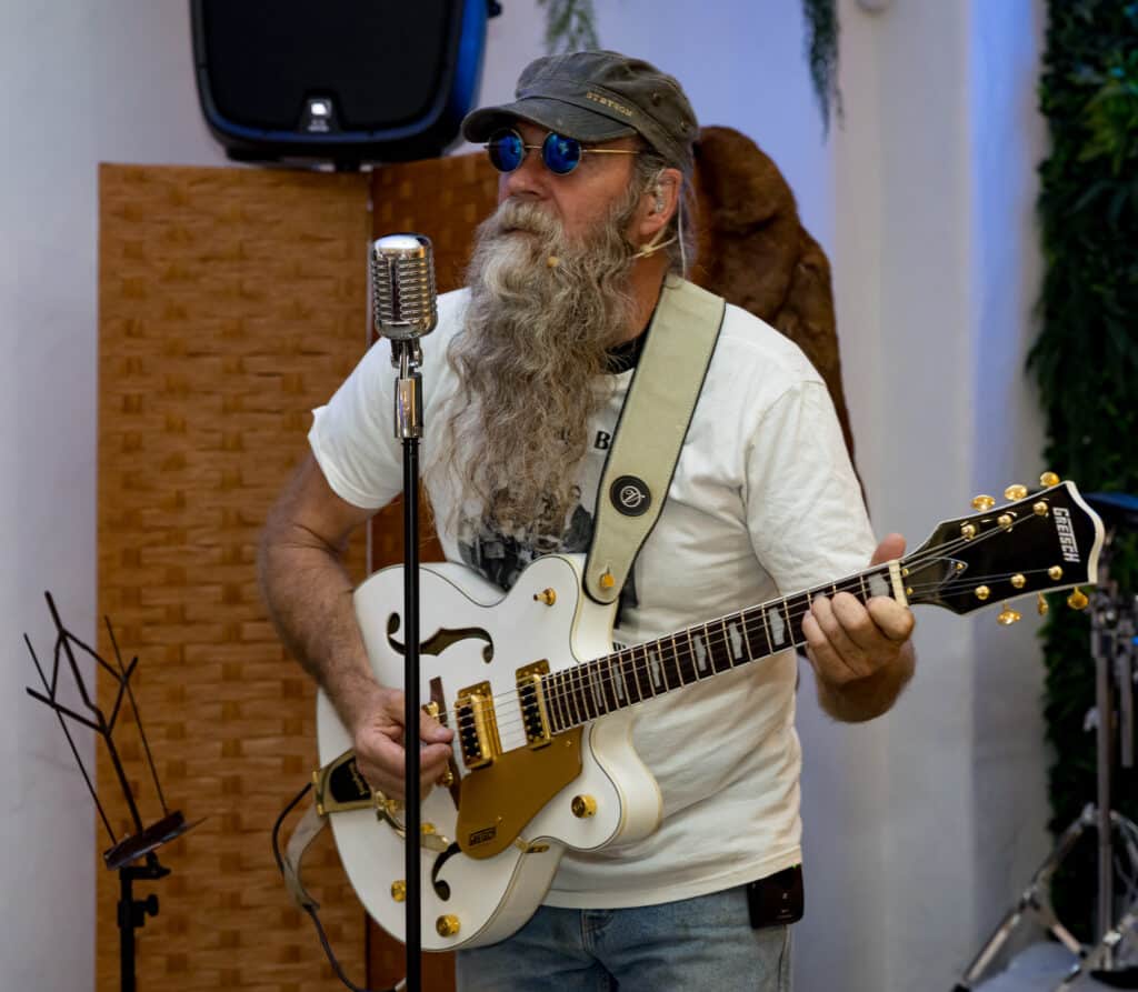 Picture: Andrew Munslow in The Garage Band (image credit: Creative Futures Photography)