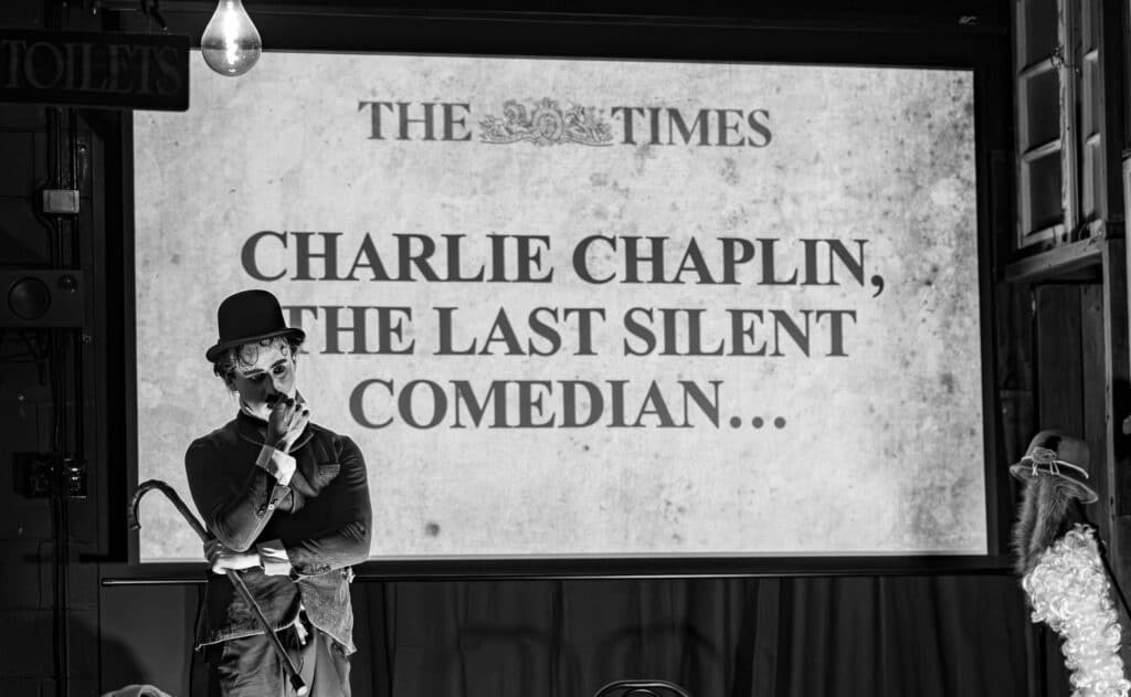CFR57246 - Anywhere Festivals Smile: The story of the life of Charlie Chaplin, Marcel Cole at the 2026 Anywhere Festival Brisbane, (Credit Creative Futures Photography).