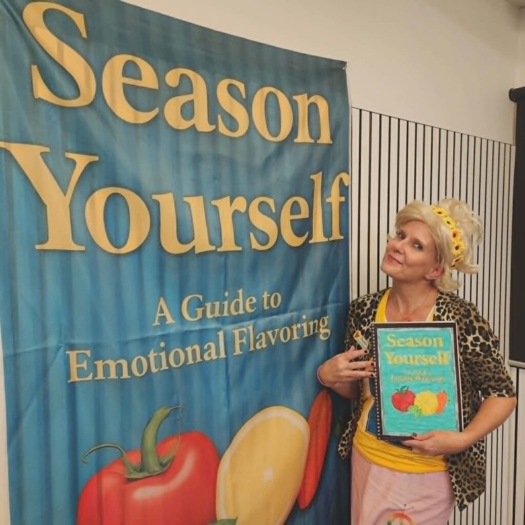 Phoebe Maher launches her book, "Season Yourself"  before she is murdered.