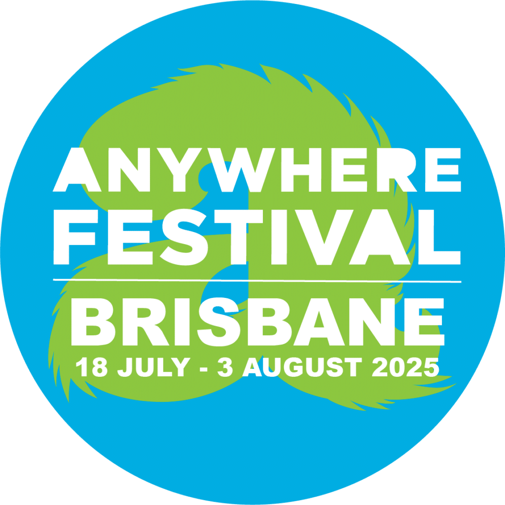 2025 Anywhere Festival Brisbane Logo Circle