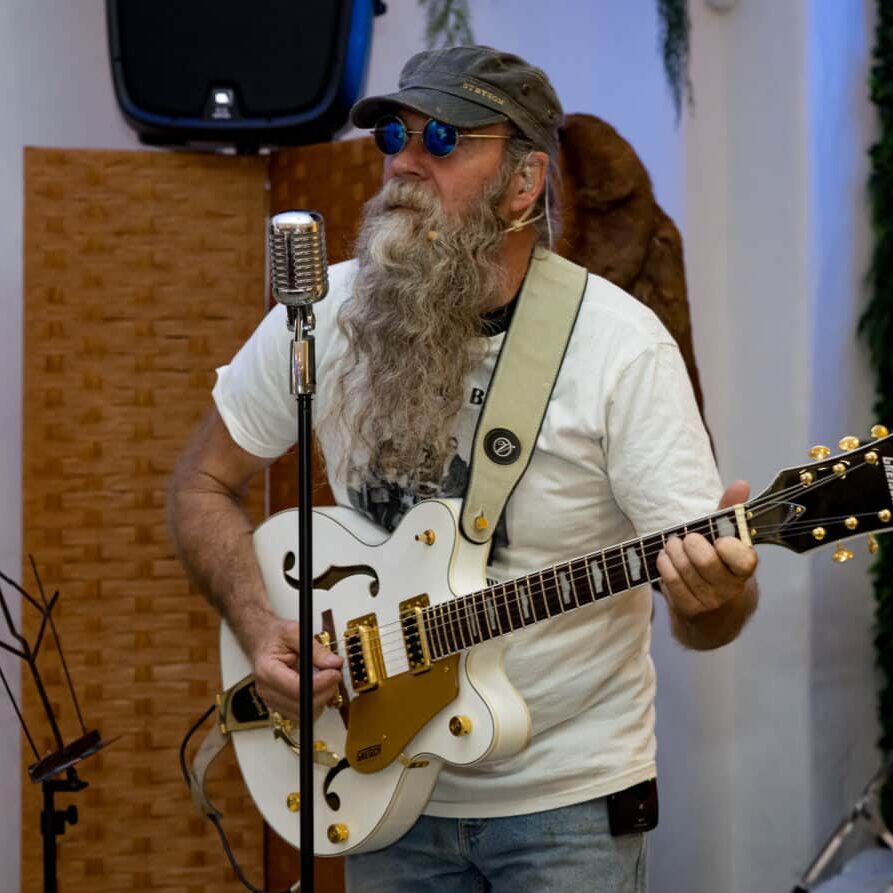 Picture: Andrew Munslow in The Garage Band (image credit: Creative Futures Photography) Picture: Andrew Munslow in The Garage Band (image credit: Creative Futures Photography)