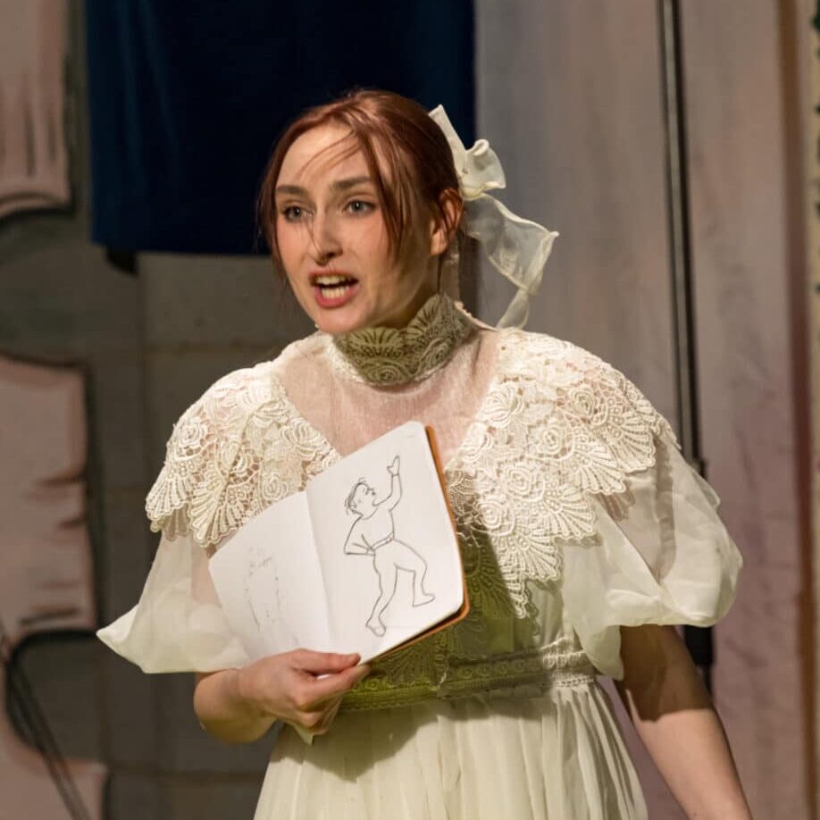 Leah Fitzgerald-Quinn (Alice), co-staring with in Willem Whitfield in the Whitfield Studio 'Primitives.' Picture Credit Creative Futures Photography
