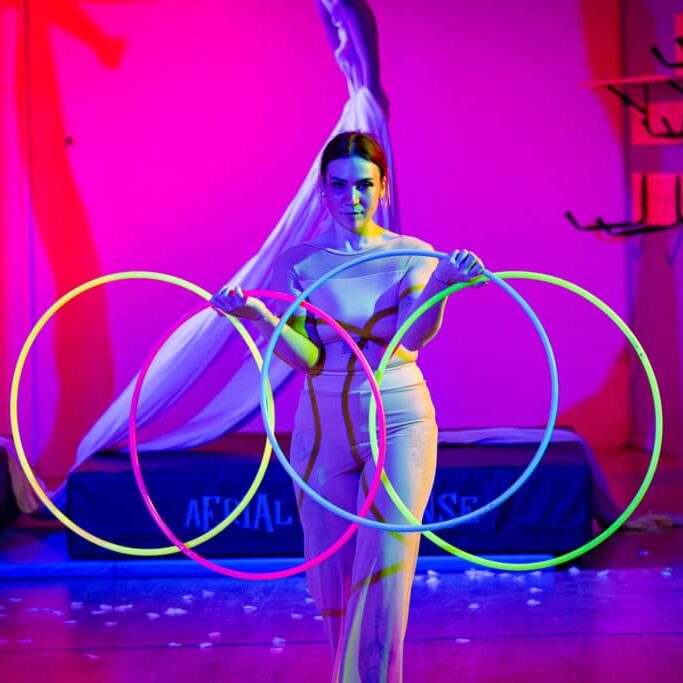 The new Pixie Dust Productions Anywhere Festival Moreton Bay show, The Elemental Being, at Elements Pole & Aerial (image credit: Creative Futures Photography)